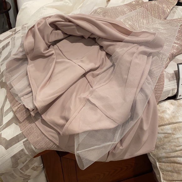 XSCAPE Metallic Ruffle Trim Dress - Picture 11 of 13